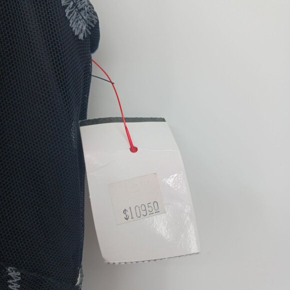 Vince Camuto Floral Embroidered Sleeveless Black Dress Size 10 NWOT - Picture 7 of 16